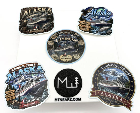 Alaskan Cruise Decals & Magnets – August 2026 Luminosa