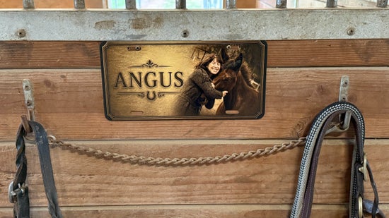 Custom Photo Stall Plaques
